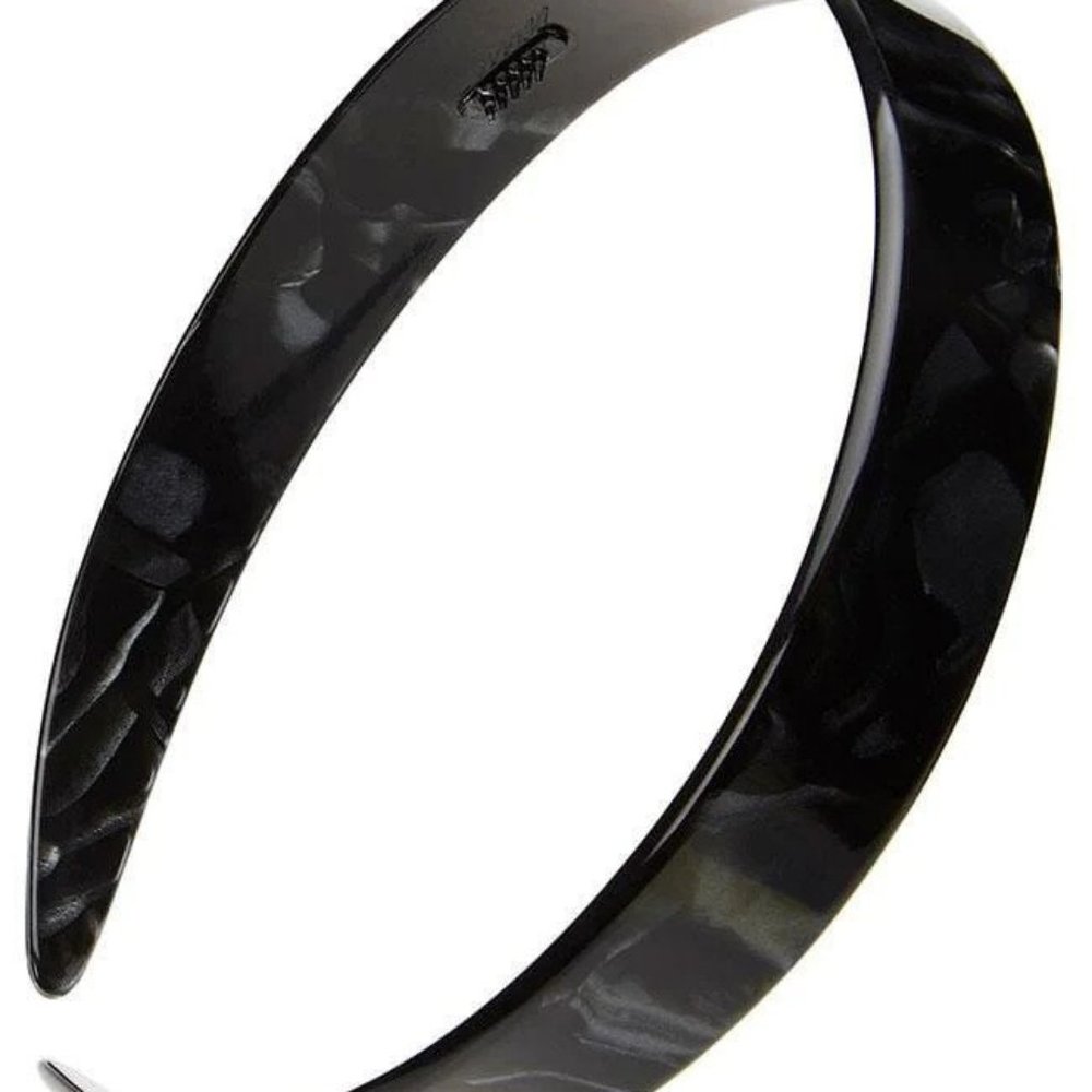 France Luxe Classic Headband Nacro Black 3/4”